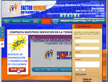 Tablet Screenshot of factorhumanooutsourcing.com